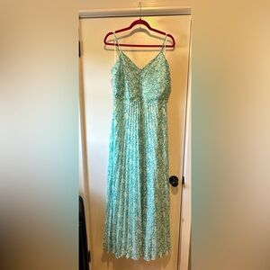 Chelsea 128 Elegant Blue Floral Maxi Dress